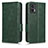 Coque Portefeuille Livre Cuir Etui Clapet C02X pour Motorola Moto Edge 30 Neo 5G Vert