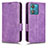 Coque Portefeuille Livre Cuir Etui Clapet C02X pour Motorola Moto Edge 40 Neo 5G Violet