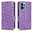 Coque Portefeuille Livre Cuir Etui Clapet C02X pour Motorola Moto Edge 40 Pro 5G Violet