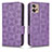 Coque Portefeuille Livre Cuir Etui Clapet C02X pour Motorola Moto G32 Violet