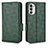 Coque Portefeuille Livre Cuir Etui Clapet C02X pour Motorola MOTO G52 Vert