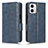 Coque Portefeuille Livre Cuir Etui Clapet C02X pour Motorola Moto G53 5G Petit