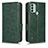 Coque Portefeuille Livre Cuir Etui Clapet C02X pour Nokia C31 Vert