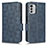 Coque Portefeuille Livre Cuir Etui Clapet C02X pour Nokia G60 5G Bleu