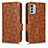 Coque Portefeuille Livre Cuir Etui Clapet C02X pour Nokia G60 5G Marron