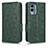 Coque Portefeuille Livre Cuir Etui Clapet C02X pour Nokia X30 5G Vert