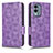 Coque Portefeuille Livre Cuir Etui Clapet C02X pour Nokia X30 5G Violet