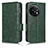 Coque Portefeuille Livre Cuir Etui Clapet C02X pour OnePlus 11 5G Vert