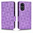 Coque Portefeuille Livre Cuir Etui Clapet C02X pour Oppo A1 5G Violet