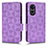 Coque Portefeuille Livre Cuir Etui Clapet C02X pour Oppo A1x 5G Violet
