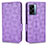 Coque Portefeuille Livre Cuir Etui Clapet C02X pour Oppo A56S 5G Violet