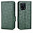 Coque Portefeuille Livre Cuir Etui Clapet C02X pour Oppo Find X5 5G Vert