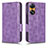 Coque Portefeuille Livre Cuir Etui Clapet C02X pour Oppo Reno8 T 4G Violet