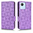 Coque Portefeuille Livre Cuir Etui Clapet C02X pour Realme C30 Violet