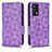 Coque Portefeuille Livre Cuir Etui Clapet C02X pour Realme GT Master 5G Violet