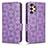 Coque Portefeuille Livre Cuir Etui Clapet C02X pour Samsung Galaxy A13 4G Violet