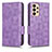 Coque Portefeuille Livre Cuir Etui Clapet C02X pour Samsung Galaxy A23 4G Violet