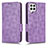 Coque Portefeuille Livre Cuir Etui Clapet C02X pour Samsung Galaxy F12 Violet