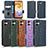 Coque Portefeuille Livre Cuir Etui Clapet C02X pour Samsung Galaxy M04 Petit