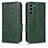 Coque Portefeuille Livre Cuir Etui Clapet C02X pour Samsung Galaxy S22 5G Vert