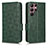 Coque Portefeuille Livre Cuir Etui Clapet C02X pour Samsung Galaxy S22 Ultra 5G Vert