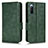 Coque Portefeuille Livre Cuir Etui Clapet C02X pour Sony Xperia 10 III Lite Vert