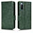 Coque Portefeuille Livre Cuir Etui Clapet C02X pour Sony Xperia 10 III SO-52B Vert