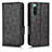 Coque Portefeuille Livre Cuir Etui Clapet C02X pour Sony Xperia 10 IV SO-52C Noir