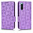 Coque Portefeuille Livre Cuir Etui Clapet C02X pour Sony Xperia 10 IV SO-52C Violet