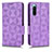 Coque Portefeuille Livre Cuir Etui Clapet C02X pour Sony Xperia 10 IV SOG07 Violet