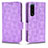 Coque Portefeuille Livre Cuir Etui Clapet C02X pour Sony Xperia 5 III SO-53B Violet