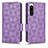 Coque Portefeuille Livre Cuir Etui Clapet C02X pour Sony Xperia 5 IV Violet