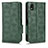 Coque Portefeuille Livre Cuir Etui Clapet C02X pour Sony Xperia Ace III SO-53C Vert