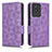 Coque Portefeuille Livre Cuir Etui Clapet C02X pour Vivo Y02A Violet