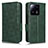 Coque Portefeuille Livre Cuir Etui Clapet C02X pour Xiaomi Mi 13 5G Vert