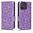 Coque Portefeuille Livre Cuir Etui Clapet C02X pour Xiaomi Poco C55 Violet