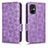 Coque Portefeuille Livre Cuir Etui Clapet C02X pour Xiaomi Poco M5 4G Violet
