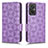 Coque Portefeuille Livre Cuir Etui Clapet C02X pour Xiaomi Redmi 11 Prime 4G Violet