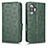 Coque Portefeuille Livre Cuir Etui Clapet C02X pour Xiaomi Redmi K40 Gaming 5G Vert