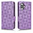 Coque Portefeuille Livre Cuir Etui Clapet C02X pour Xiaomi Redmi K40 Gaming 5G Violet