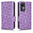 Coque Portefeuille Livre Cuir Etui Clapet C02X pour Xiaomi Redmi K50 Ultra 5G Violet