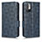 Coque Portefeuille Livre Cuir Etui Clapet C02X pour Xiaomi Redmi Note 10 5G Bleu