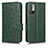 Coque Portefeuille Livre Cuir Etui Clapet C02X pour Xiaomi Redmi Note 10 5G Vert