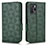 Coque Portefeuille Livre Cuir Etui Clapet C02X pour Xiaomi Redmi Note 10 Pro 5G Vert