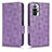 Coque Portefeuille Livre Cuir Etui Clapet C02X pour Xiaomi Redmi Note 10 Pro Max Violet