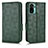 Coque Portefeuille Livre Cuir Etui Clapet C02X pour Xiaomi Redmi Note 10S 4G Vert