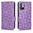 Coque Portefeuille Livre Cuir Etui Clapet C02X pour Xiaomi Redmi Note 10T 5G Violet