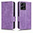 Coque Portefeuille Livre Cuir Etui Clapet C02X pour Xiaomi Redmi Note 12 4G Violet