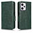 Coque Portefeuille Livre Cuir Etui Clapet C02X pour Xiaomi Redmi Note 12 Pro+ Plus 5G Vert