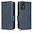 Coque Portefeuille Livre Cuir Etui Clapet C02X pour Xiaomi Redmi Note 12S Bleu